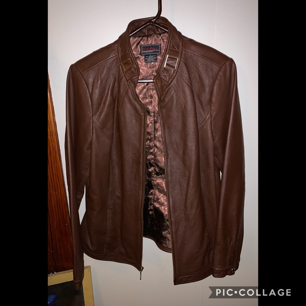 Bradley by Bradley Bayou 100% Leather Jacket
